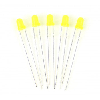 Yellow 3mm 12v LEDs (5) - Use GM76 Resistors