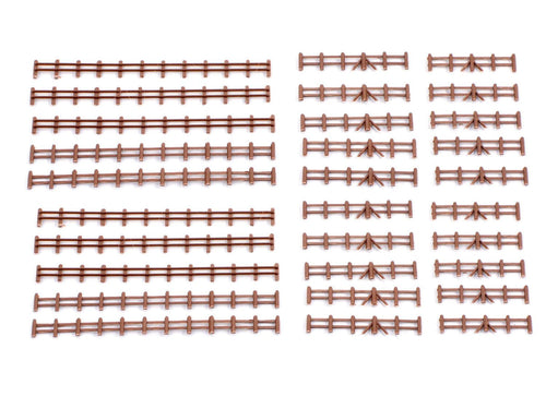 Brown Farm Rail Fencing 86mm x10 Lengths