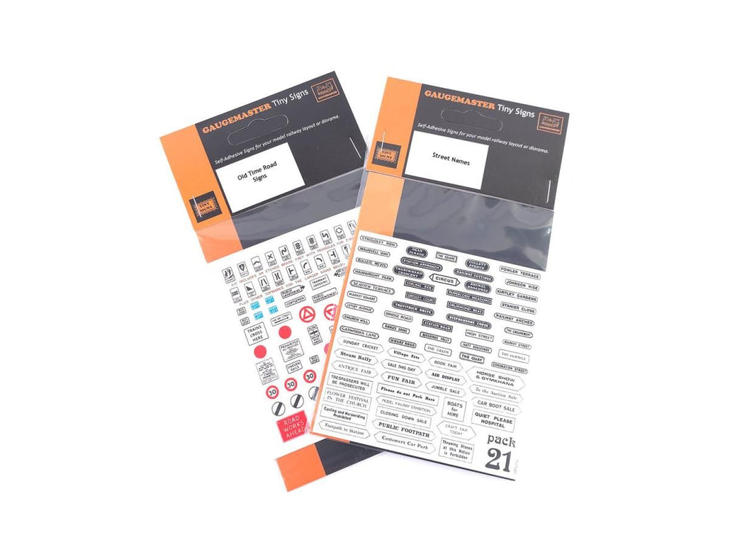 Streets & Buildings Signage Set