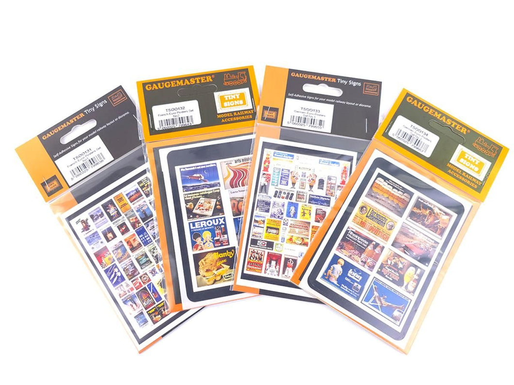 European Themed Signage Set