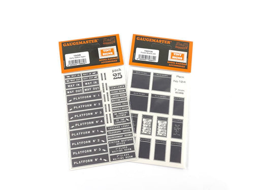 Station & Carriage Prints Signage Set