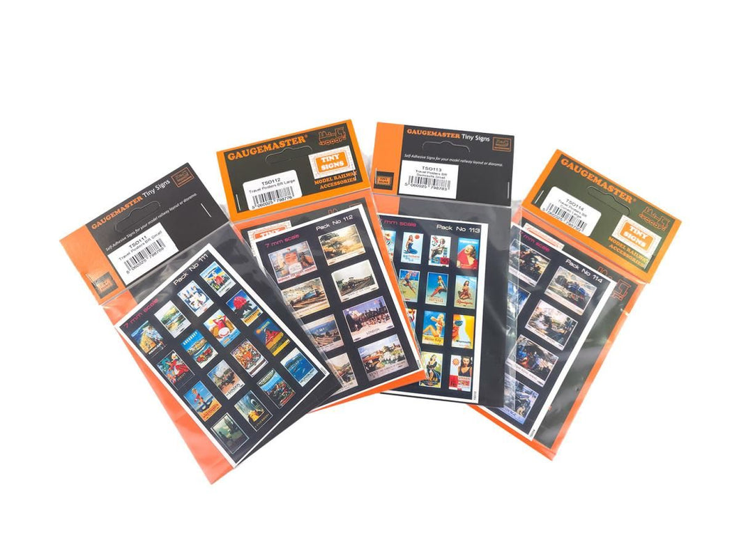 BR Travel Posters Signage Set