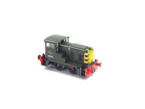 Class 02 0-4-0DH D2861 BR Green w/Red Bufferbeam