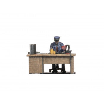 *Railway Official at his Desk 3D Master Figure