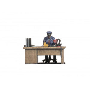 *Railway Official at his Desk 3D Master Figure