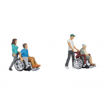 *Wheelchair Users (2) & Companions (2) Figure Set
