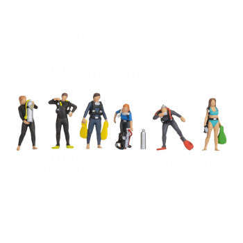 *Divers (6) Figure Set