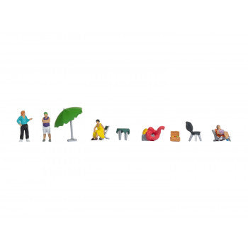 *Camping Trip (4) & Accessories Figure Set