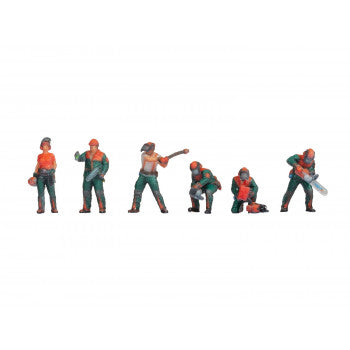 *Forest Workers (6) 3D Master Figure Set