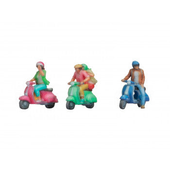 *Scooter Riders (3) 3D Master Figure Set