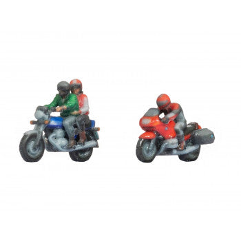 *Motorcyclists (2) 3D Master Figure Set