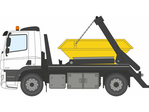 *DAF Skip Lorry White