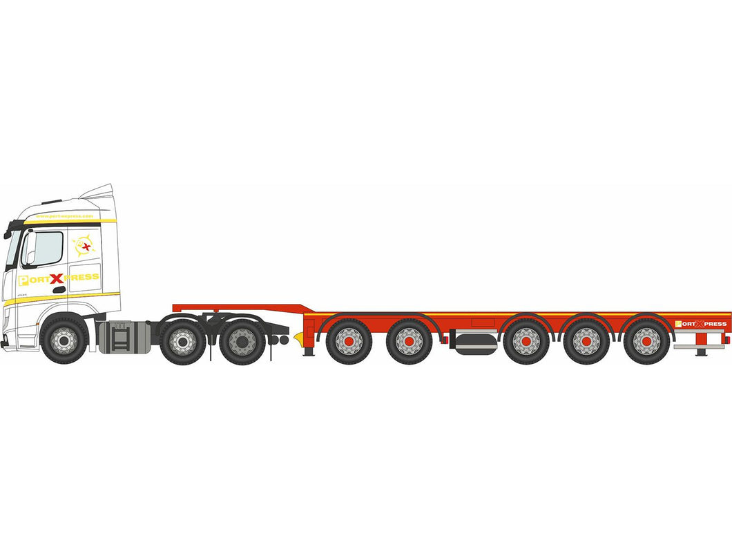 *Mercedes Actros SSC D-Tec Combitrailer Port Express