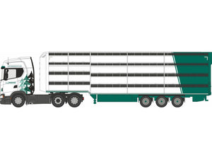 *Scania S Series Livestock Trailer A W Jenkinson