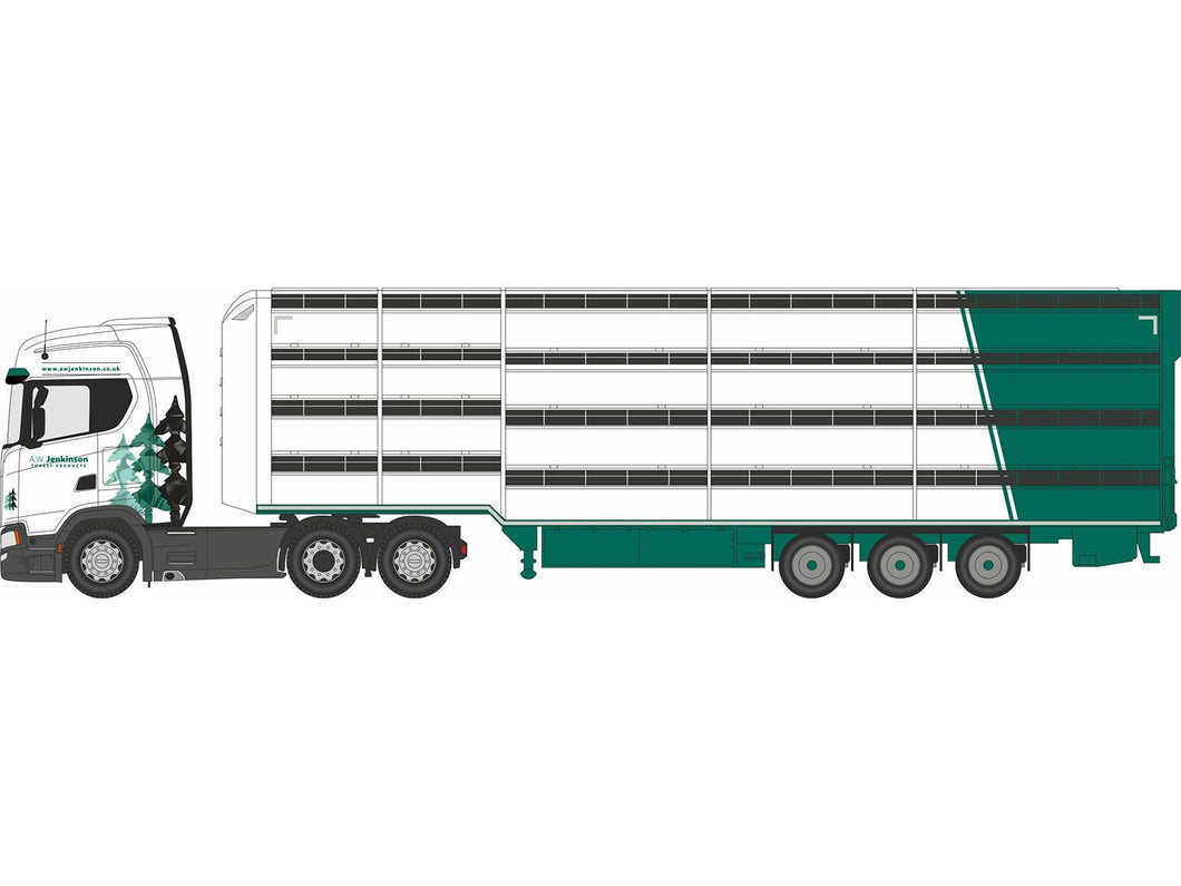 *Scania S Series Livestock Trailer A W Jenkinson