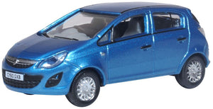 Vauxhall Corsa Oriental Blue - Oxford Diecast - 76VC005