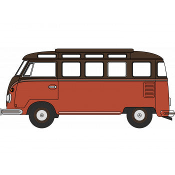 *Volkswagen Split Screen T1 Samba Bus Sealing Wax Red/Brown