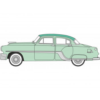*1954 Pontiac Chieftain 4 Dr Shannon Green/Brookmere Green