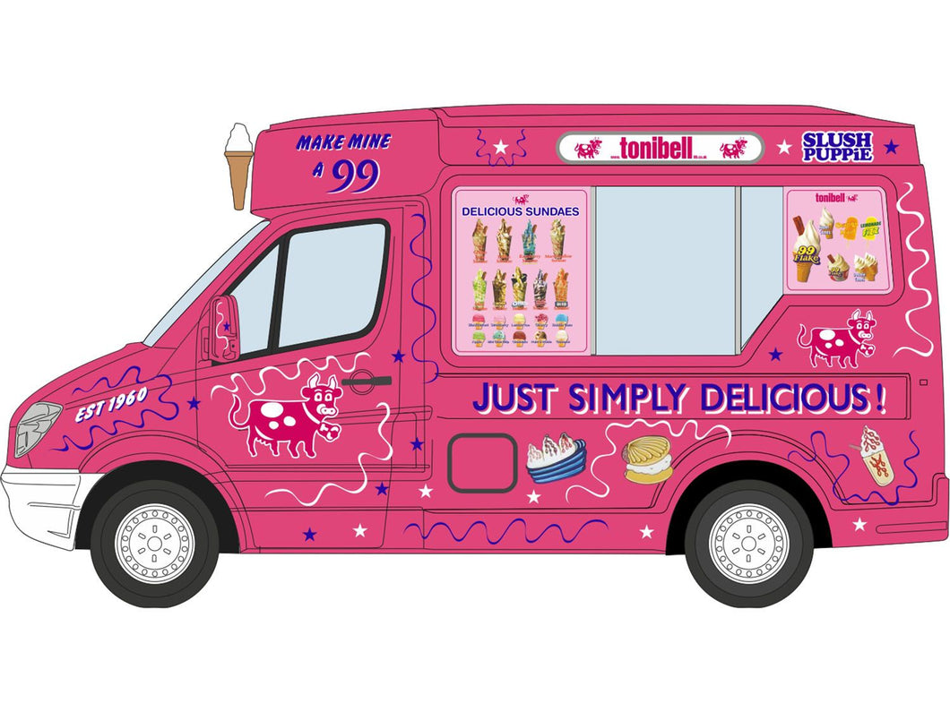 *Mercedes Whitby Mondial Ice Cream Van Tonibell
