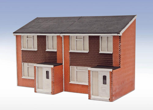 PECO Lineside OO/HO 1960s House Fronts - Laser Cut Kit