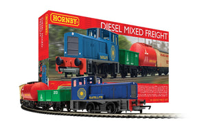Diesel Mixed Freight Train Set Hornby R1292M