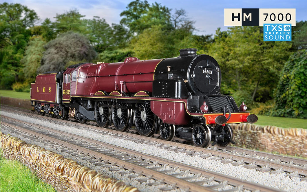 LMS, Princess Royal Class 'The Turbomotive', 4-6-2, 6202 - Era 3 - Hornby R30134TXS