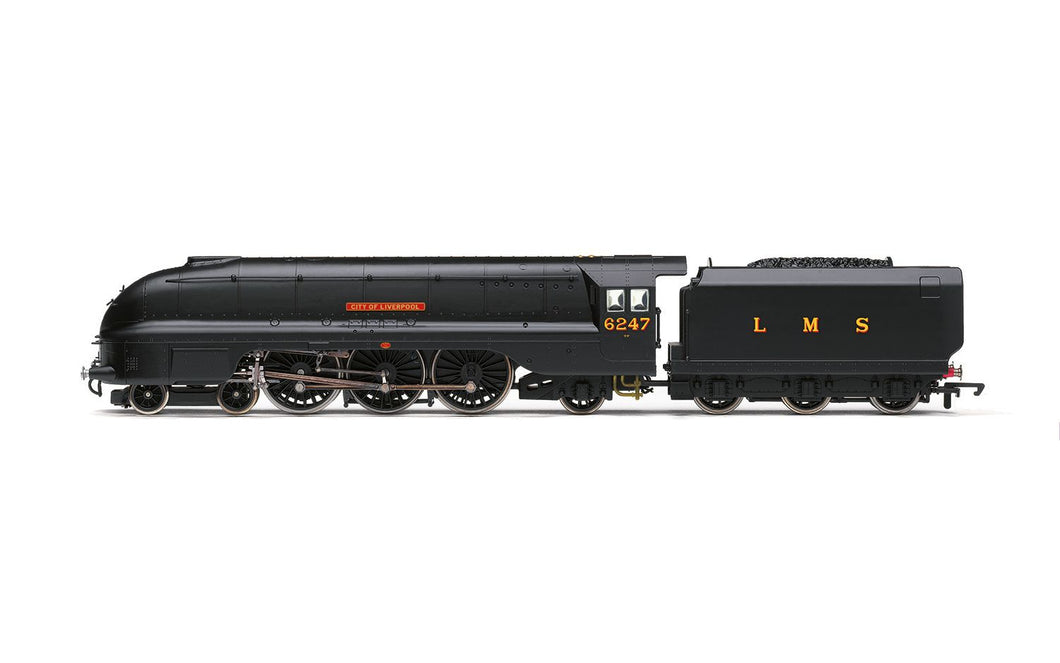 LMS Streamlined Coronation Class 4-6-2 6247 City of Liverpool WWII 80th Anniversary Collection Hornby R30453