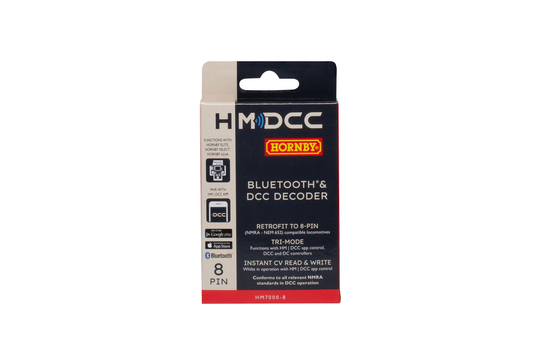 HM7000-8: Bluetooth & DCC Decoder (8-pin) - Hornby R7335