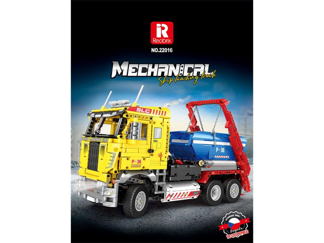 RC Dumpster Container Truck 1918pc Construction Set