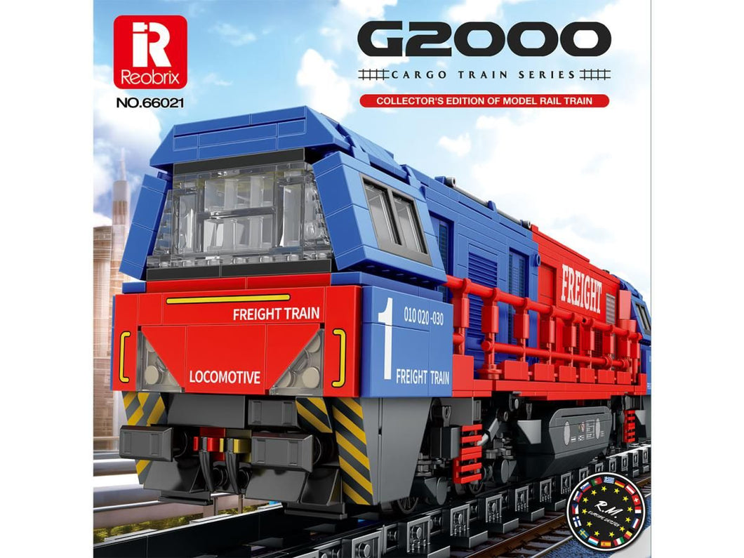 European Diesel Locomotive 1980pc Construction Set
