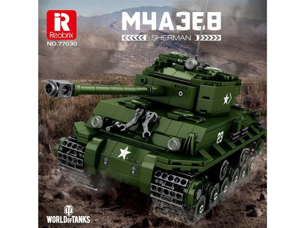 World of Tanks Sherman 836pc Construction Set