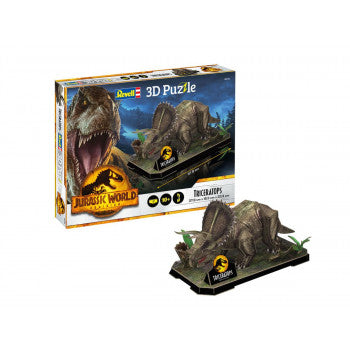 Jurassic World Dominion Triceratops 3D Puzzle