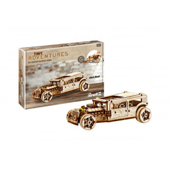 Tiny Adventures Hot Rod Wooden Kit (1:32 Scale)