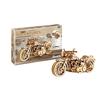 Tiny Adventures Cruiser V-Twin Wooden Kit (1:13 Scale)