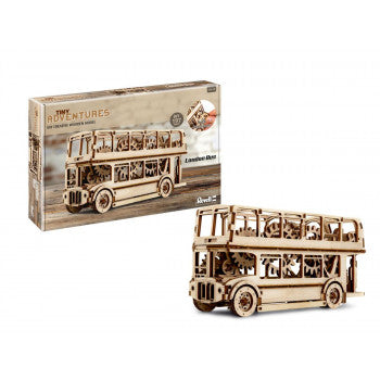 Tiny Adventures London Bus Wooden Kit (1:40 Scale)