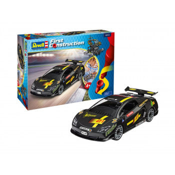 Racing Car Black First Construction Kit (1:20 Scale)