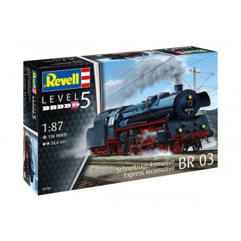 German BR03 Locomotive with Tender (1:87 Scale)