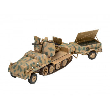 German sWS Half Track with 37mm Flak43 (1:72 Scale)