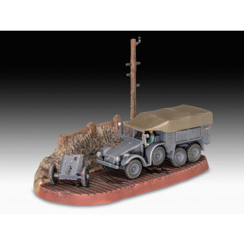 German Krupp Protze KFZ 69 w/3.7cm Pak (1:76 Scale)