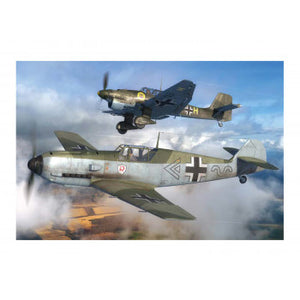 *German Messerschmitt Bf109E & Junkers Ju87B Stuka (1:144)