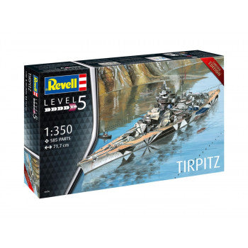 German Battleship WWII Tirpitz (1:350 Scale)