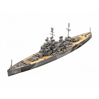 British RN HMS Duke of York WWII Battleship (1:1200 Scale)