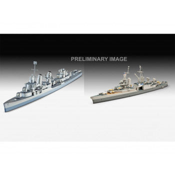 Pacific Warriors USS Fletcher/Indianapolis Gift Set(1:700)