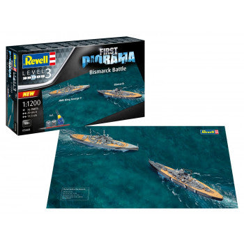 Bismarck Battle Diorama Gift Set (1:1200 Scale)