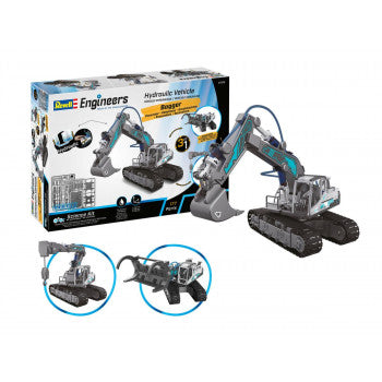 Hydraulic Excavator 3in1 Engineers Kit (1:24 Scale)