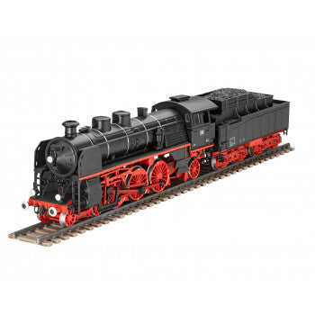 *German BR18(5) S/3 Steam Locomotive Model Set (1:87 Scale)