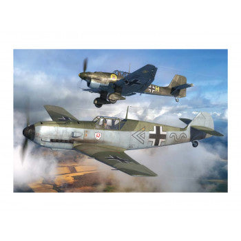 *German Bf109E & Ju87B Stuka Model Set (1:144 Scale)