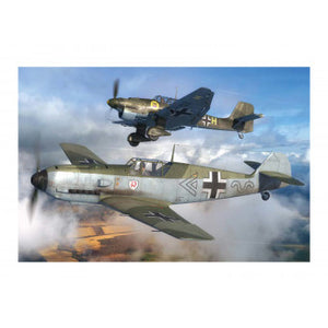 *German Bf109E & Ju87B Stuka Model Set (1:144 Scale)