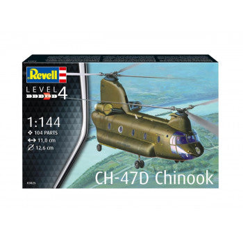 US Boeing CH-47D Chinook Model Set (1:144 Scale)