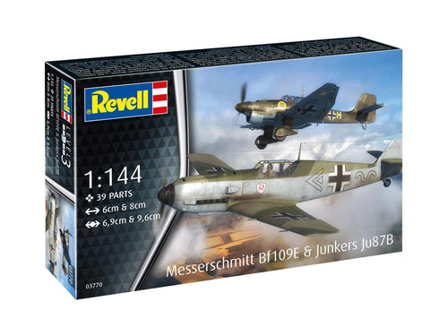 *German Bf109E & Ju87B Stuka Starter Kit (1:144 Scale)